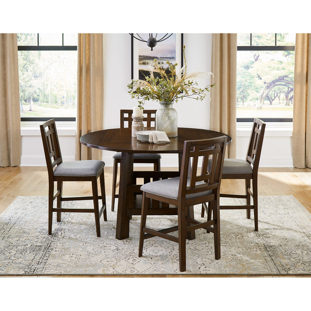 Acorn Hill 5 Piece Drop Leaf Dining Set - QK1061804_DAVF_LF1_RM