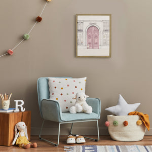 Kids Pink Door Wall Art - QK1062307_NORH_LF1_RM