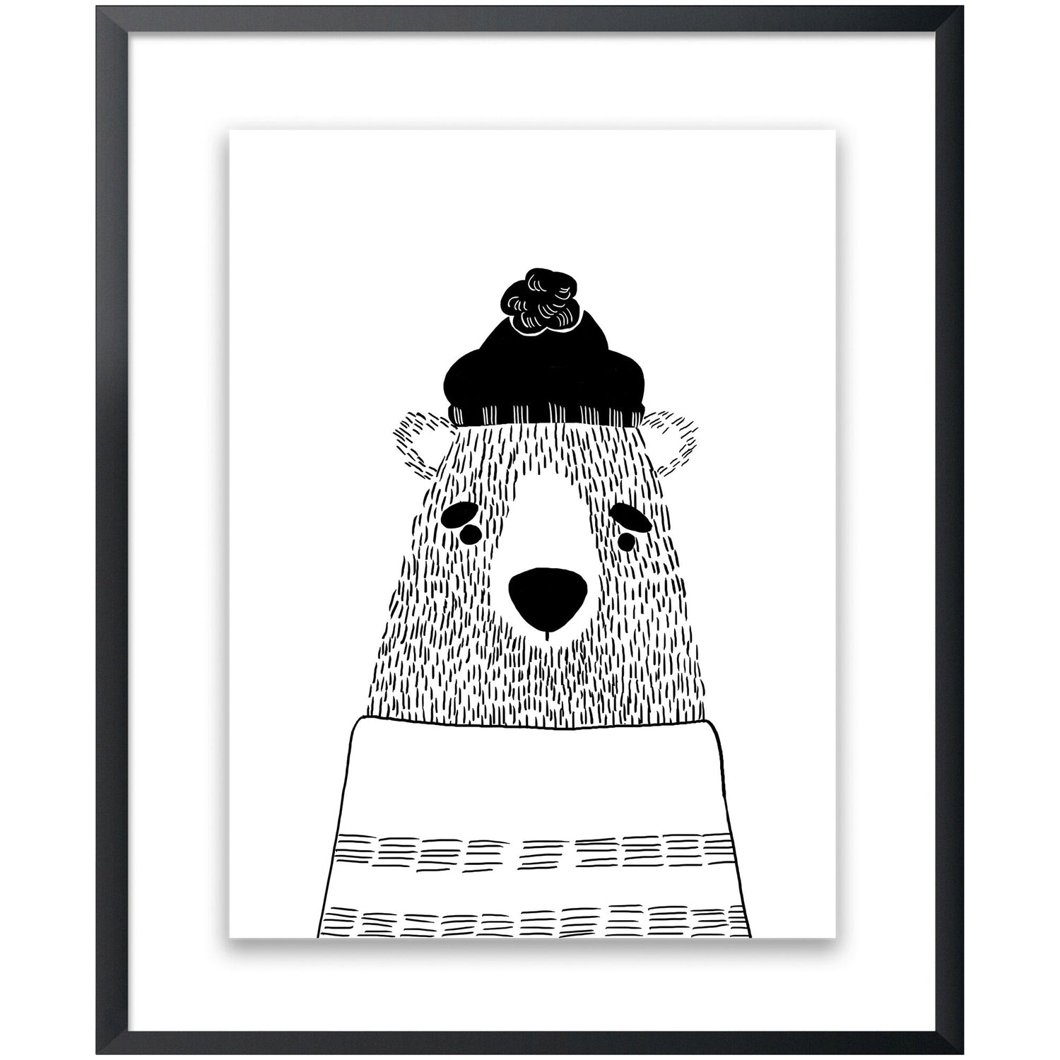 Kids White Bear Wall Art - QK1062309_NORH_PRI_OL