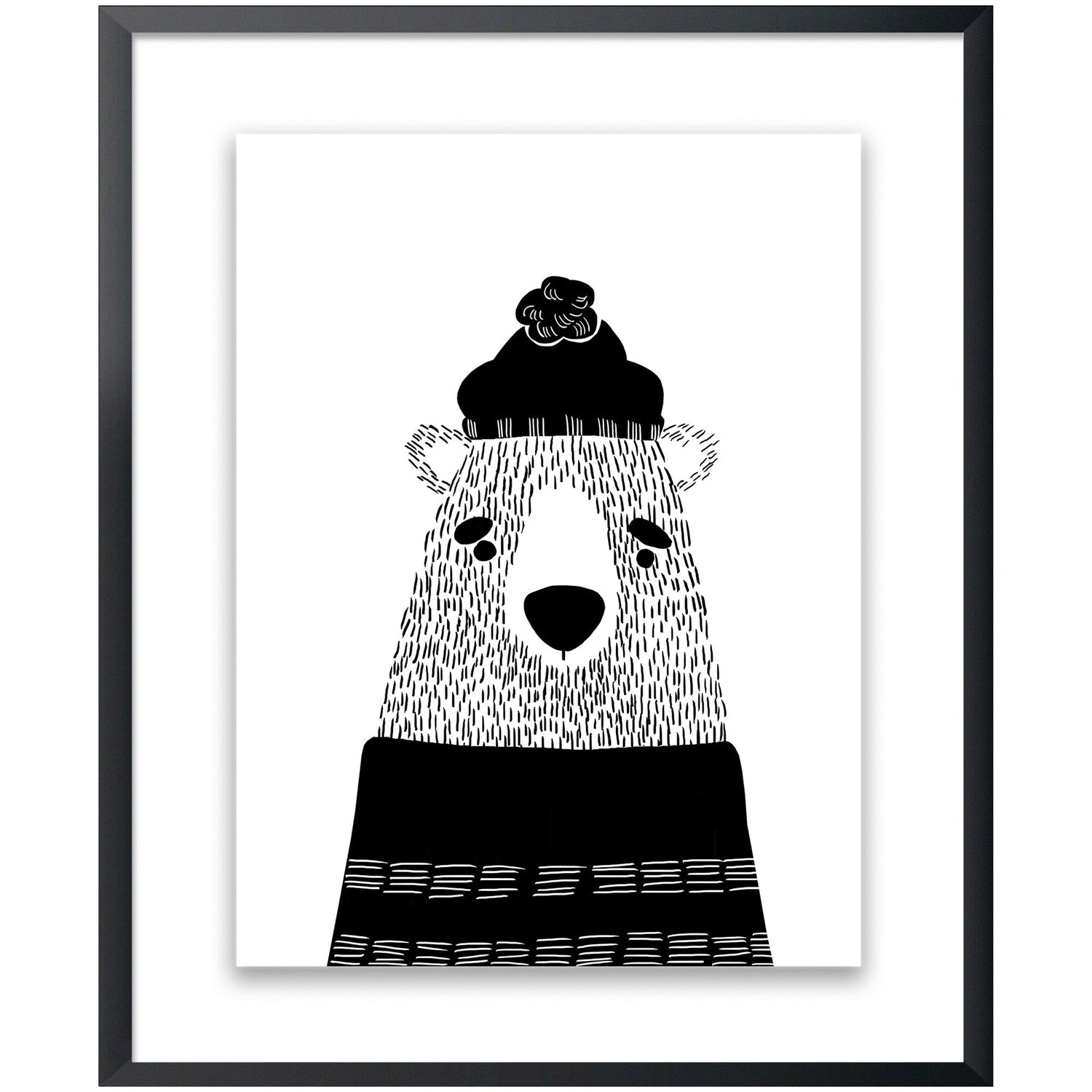 Kids Black Bear Wall Art - QK1062311_NORH_PRI_OL