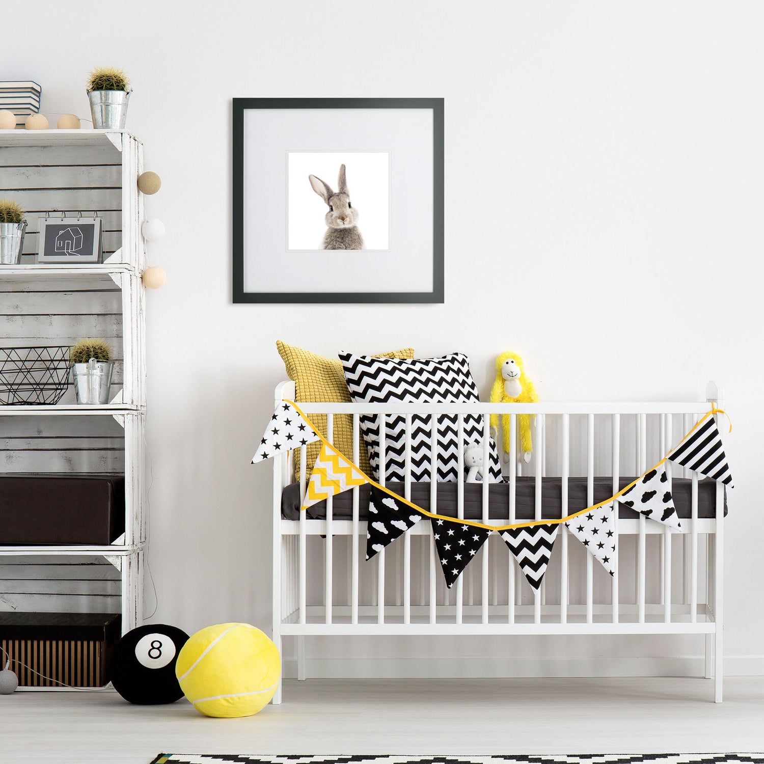 Kids Rabbit Face Wall Art - QK1062317_NORH_LF1_RM