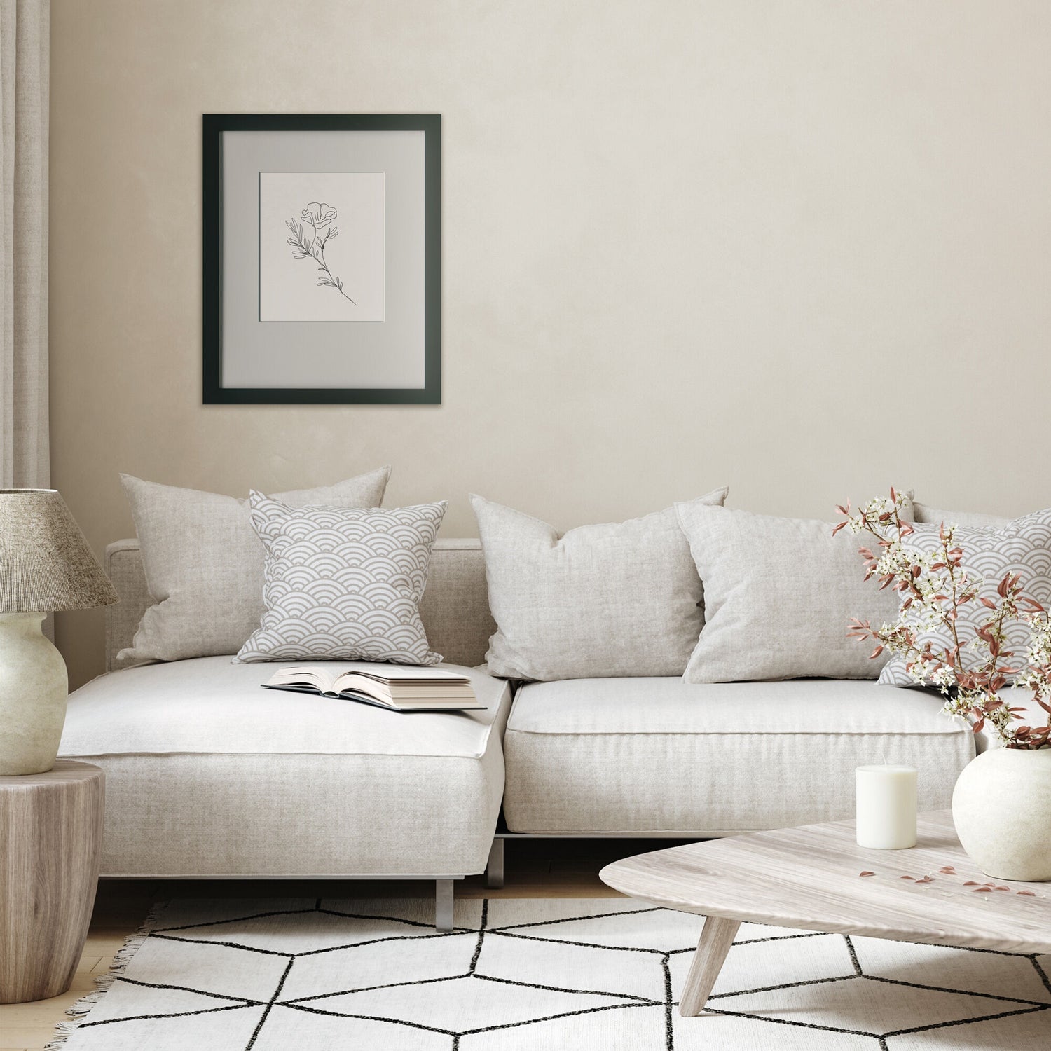 Ink Flowers Wall Art - QK1062800_NORH_LF1_RM