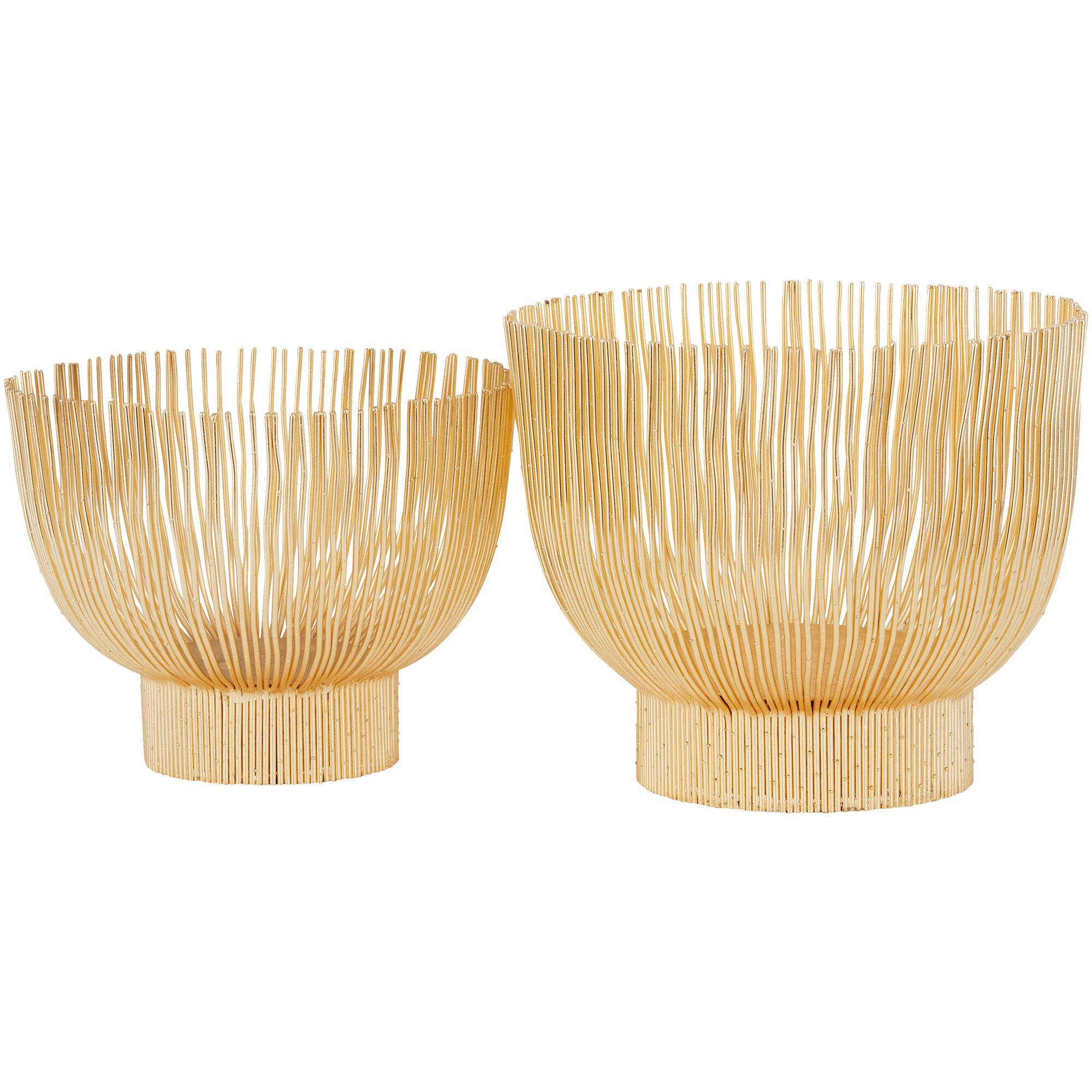 Elevated Chic Set of 2 Metal Bowls