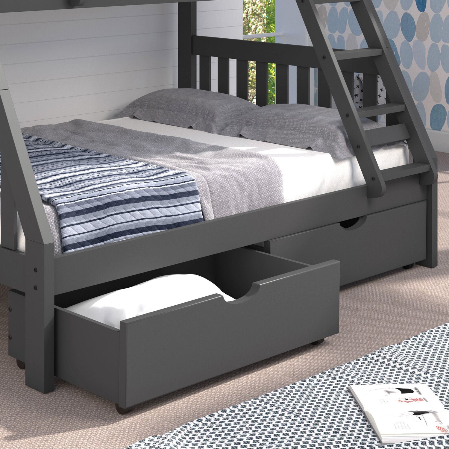 Jordan Bunk Bed With Drawers - QK1064810_CAHO_LF1_RM
