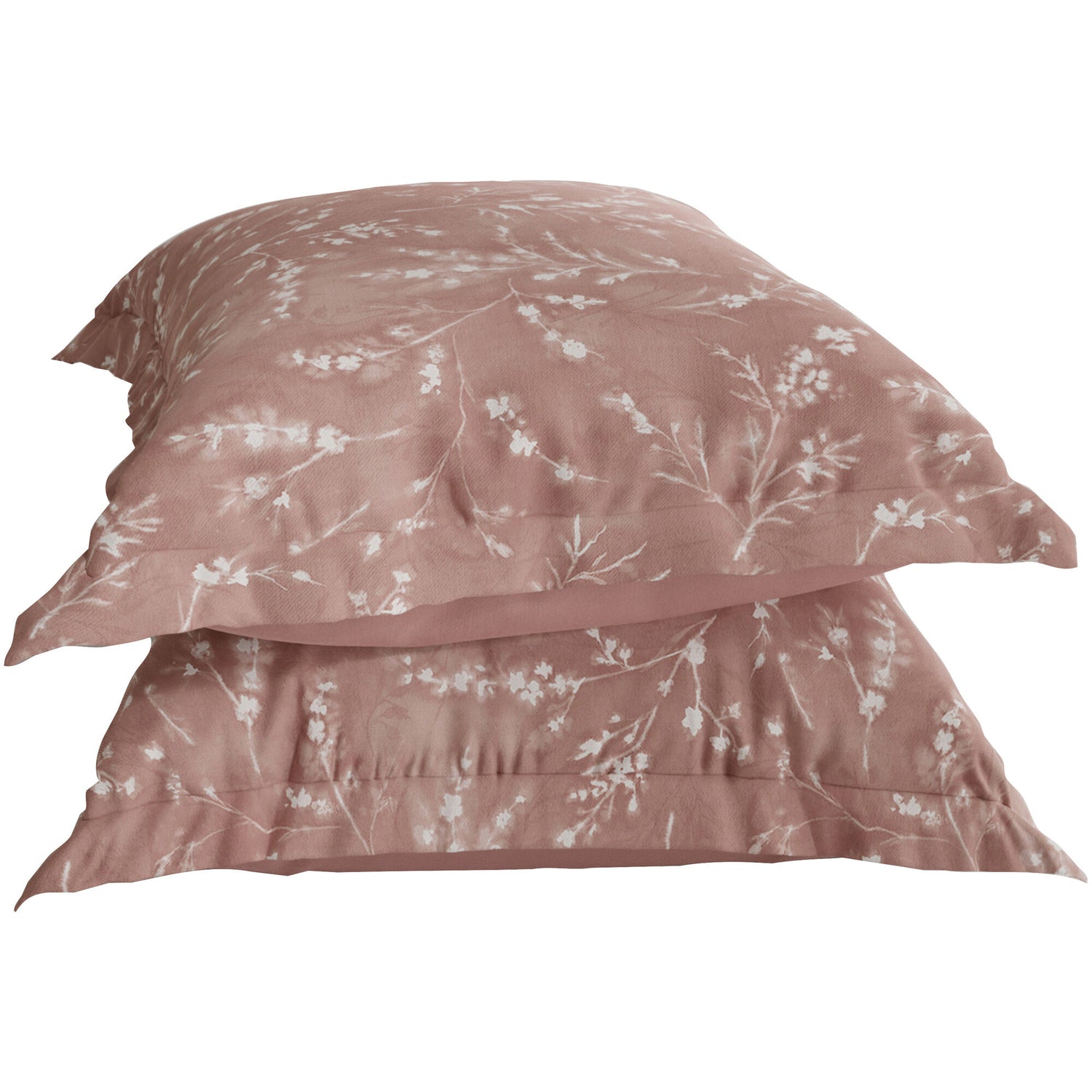 Flower Press Tencel Euro Pillow Shams - QK1065923_PURE_PRI_OL