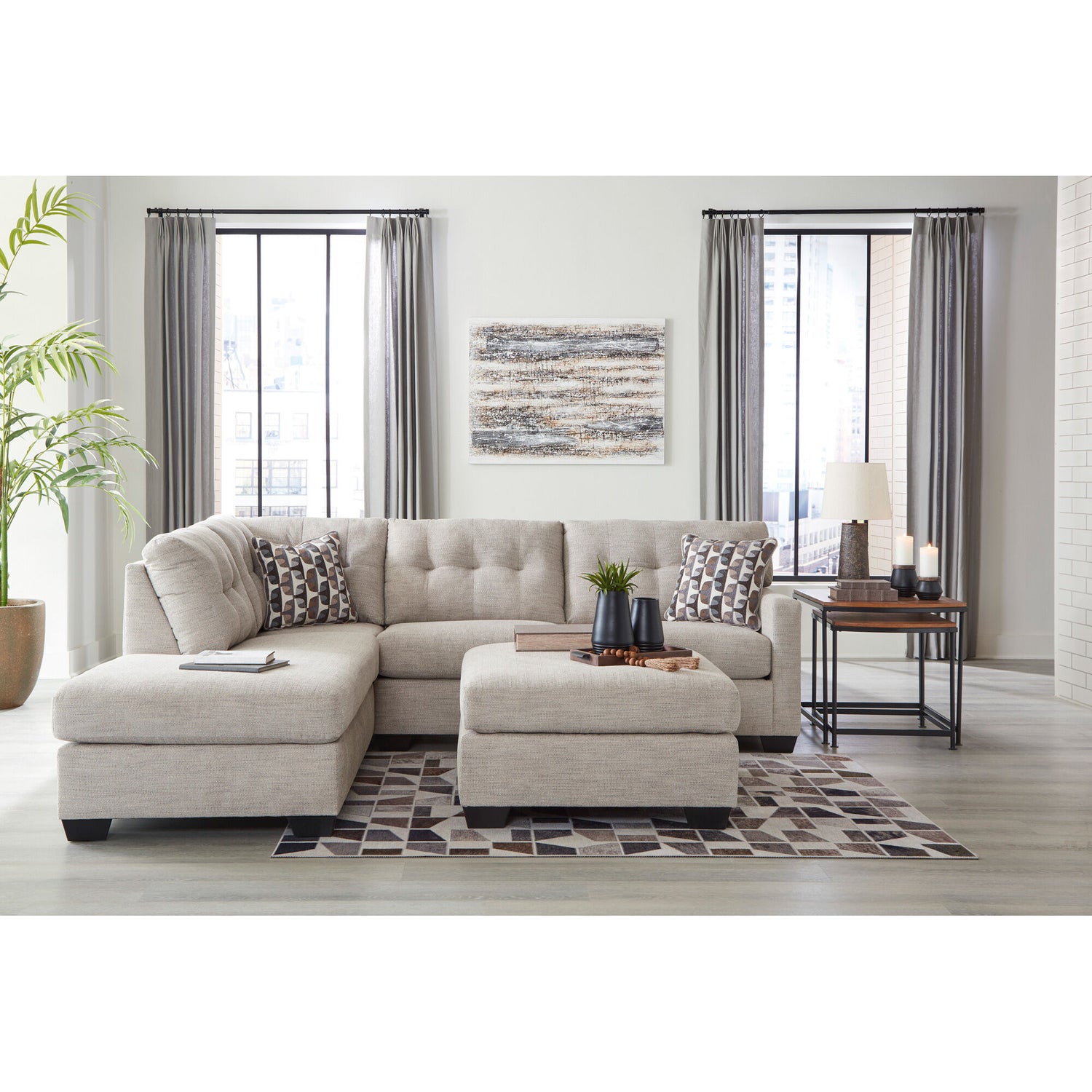 Mahoney Left Chaise Sectional - QK1066112_ASHL_LF2_RM