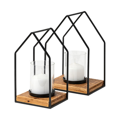 Leopold Set of 2 Candle Holders