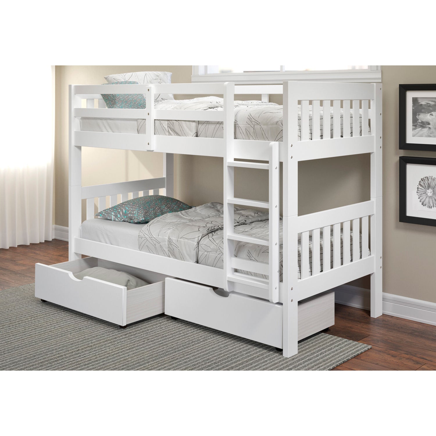 Jordan Bunk Bed With Drawers - QK1081310_CAHO_LF1_RM