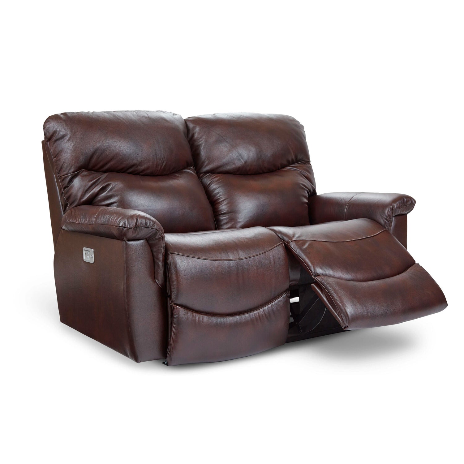 James Leather Power Plus Reclining Loveseat - QK1081507_LAZY_AFR_OL