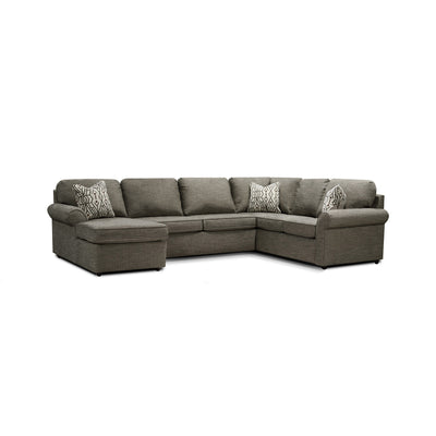 Burke 4 Piece Left Chaise Corner Wedge Sectional
