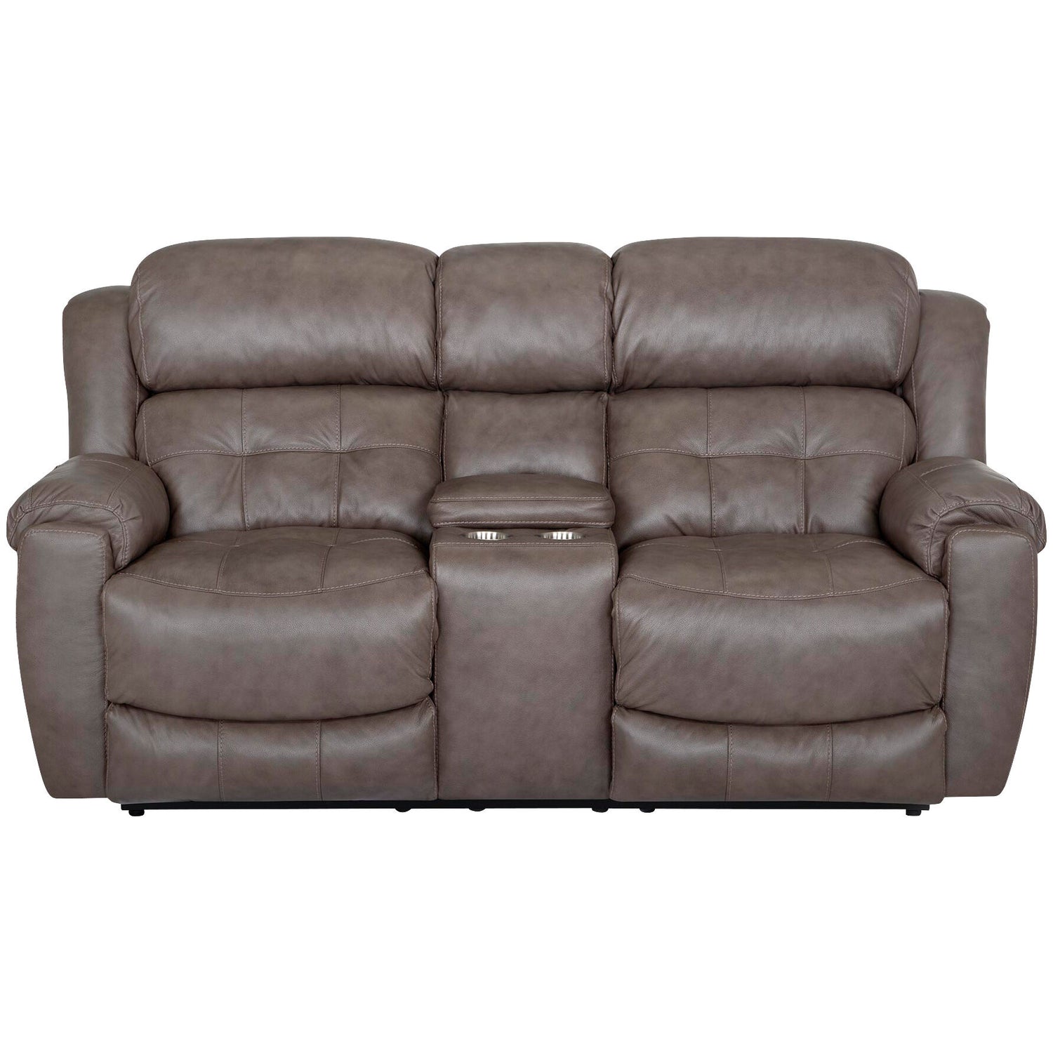Talon Leather Reclining Console Loveseat - QK1082627_FKLN_PRI_OL