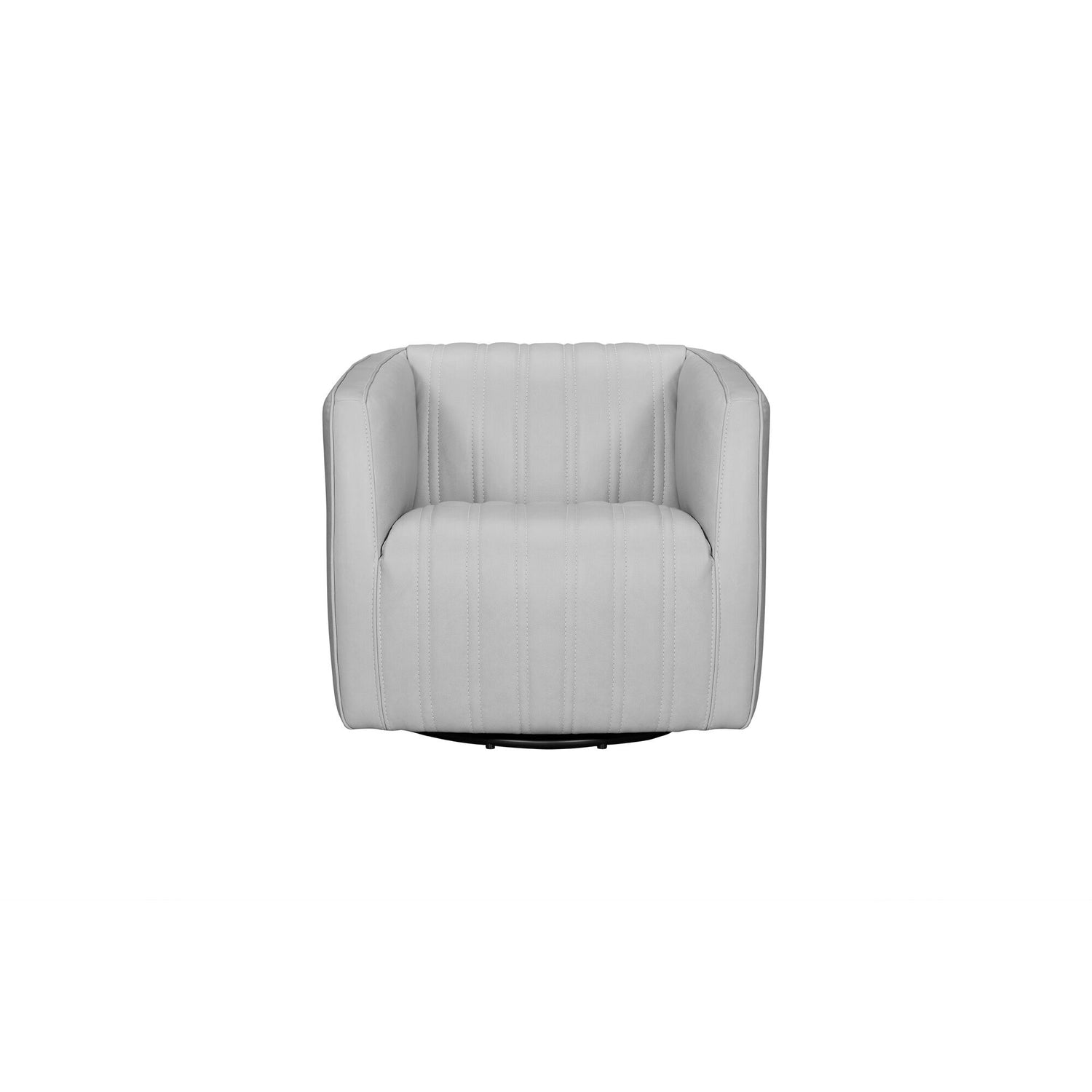 Koji Leather Swivel Chair - QK1083258_VIOL_PRI_OL