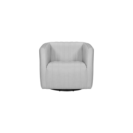 Koji Leather Swivel Chair - QK1083258_VIOL_PRI_OL