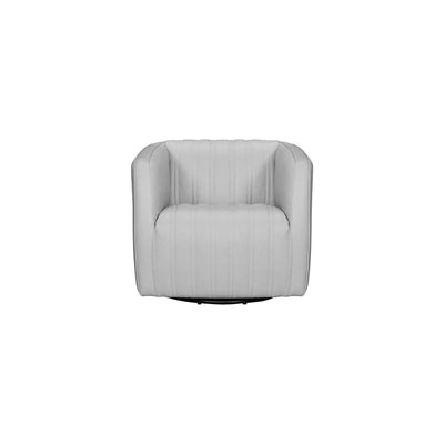 Koji Leather Swivel Chair