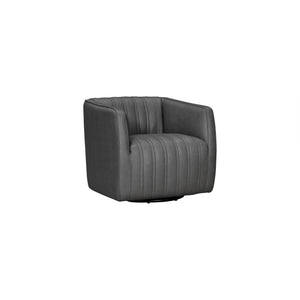 Koji Leather Swivel Chair - QK1083259_VIOL_AFR_OL