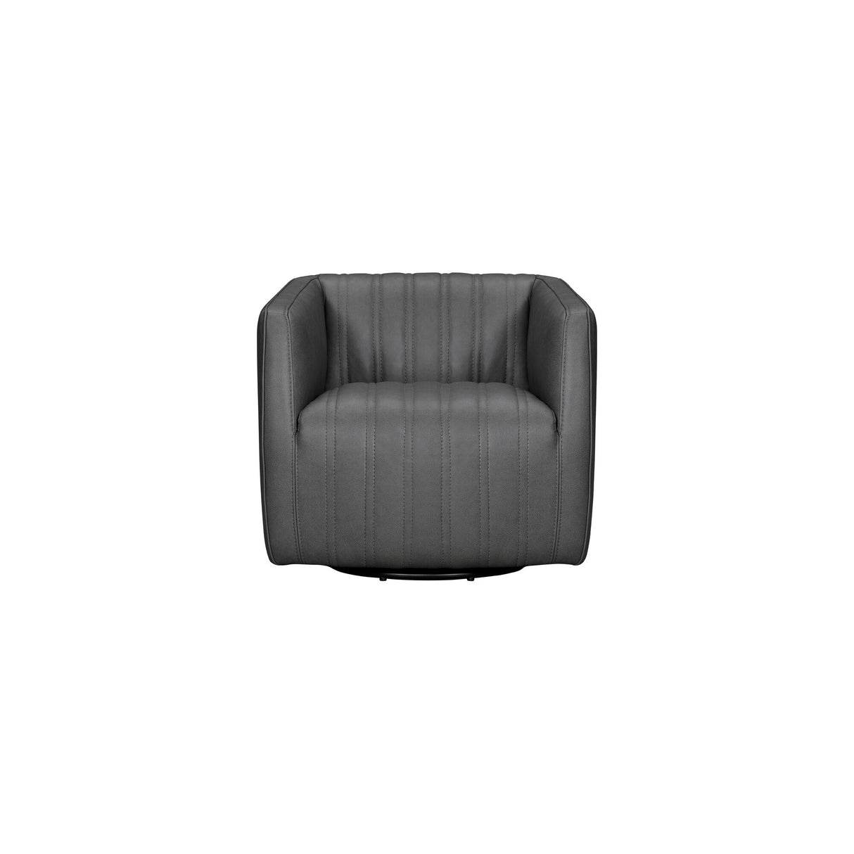 Koji Leather Swivel Chair - QK1083259_VIOL_PRI_OL