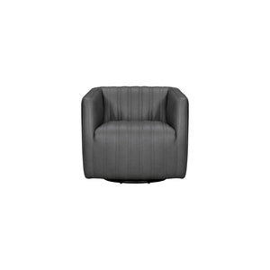 Koji Leather Swivel Chair - QK1083259_VIOL_PRI_OL
