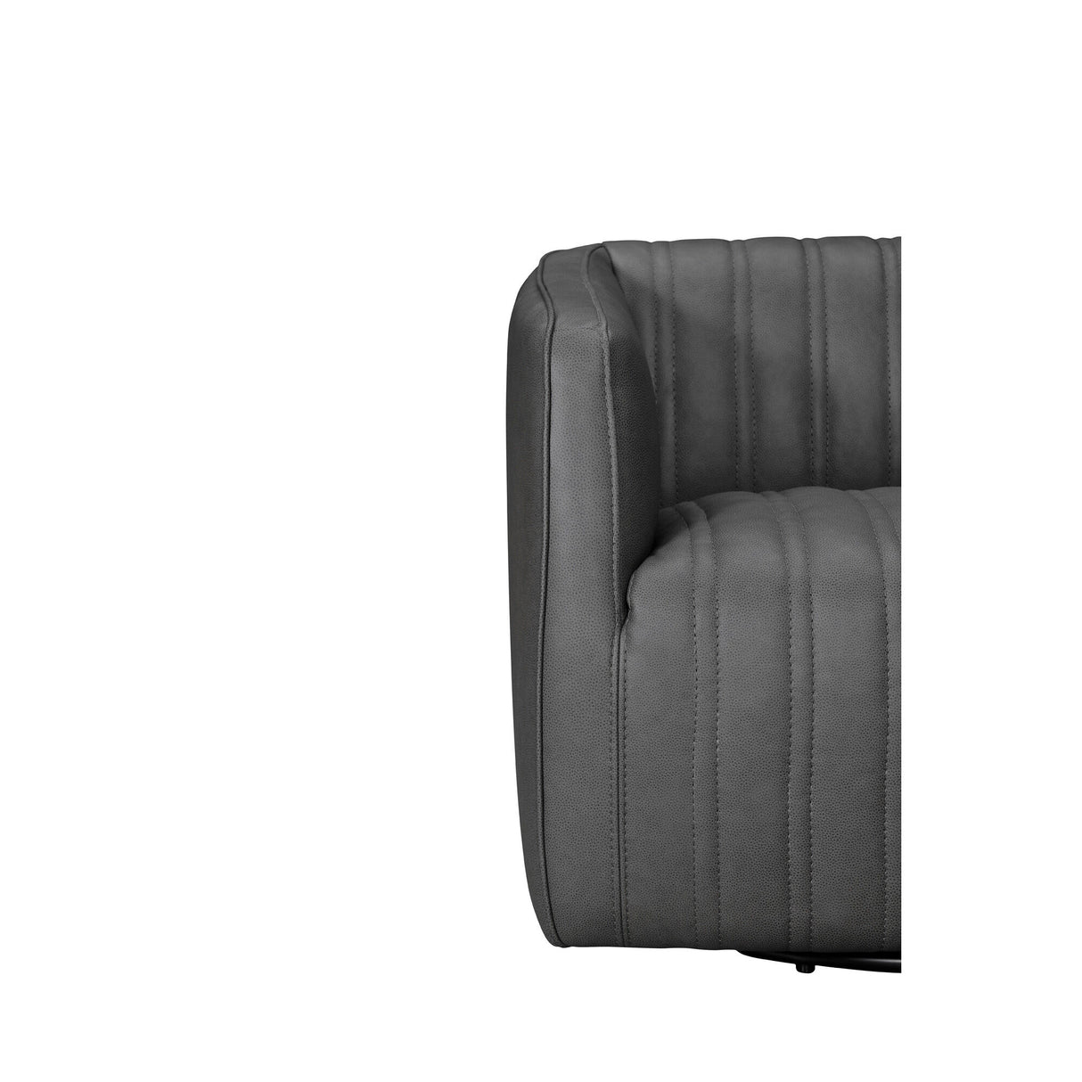 Koji Leather Swivel Chair - QK1083259_VIOL_SDL_OL