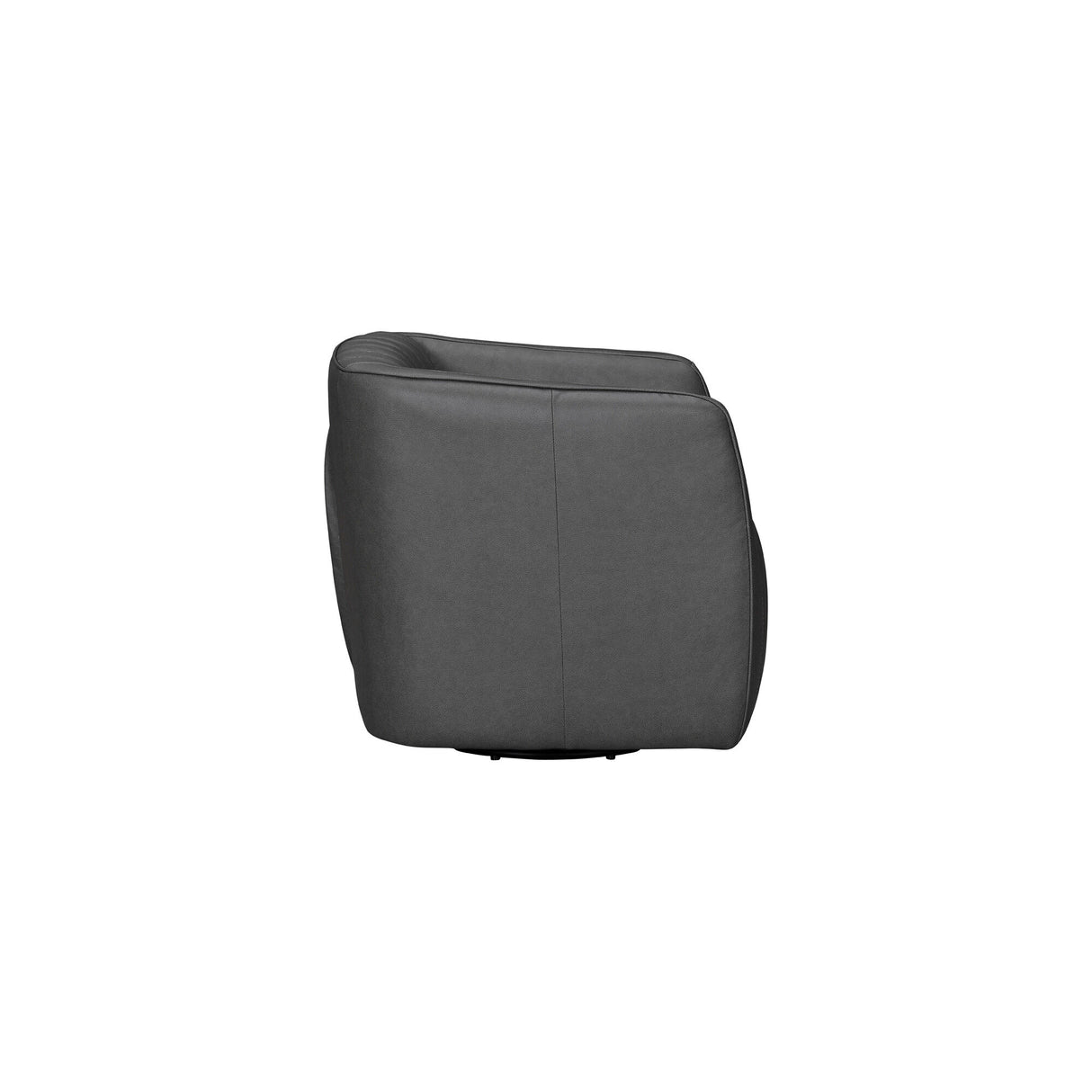 Koji Leather Swivel Chair - QK1083259_VIOL_SID_OL