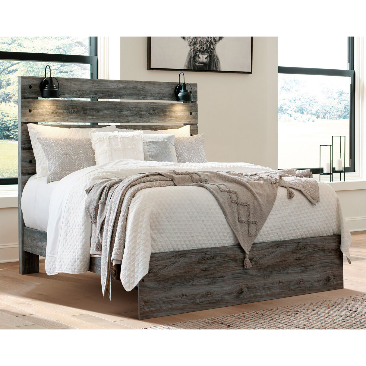 Baystorm Panel Bed with Sconces - QK1084644_ASHL_LF1_RM