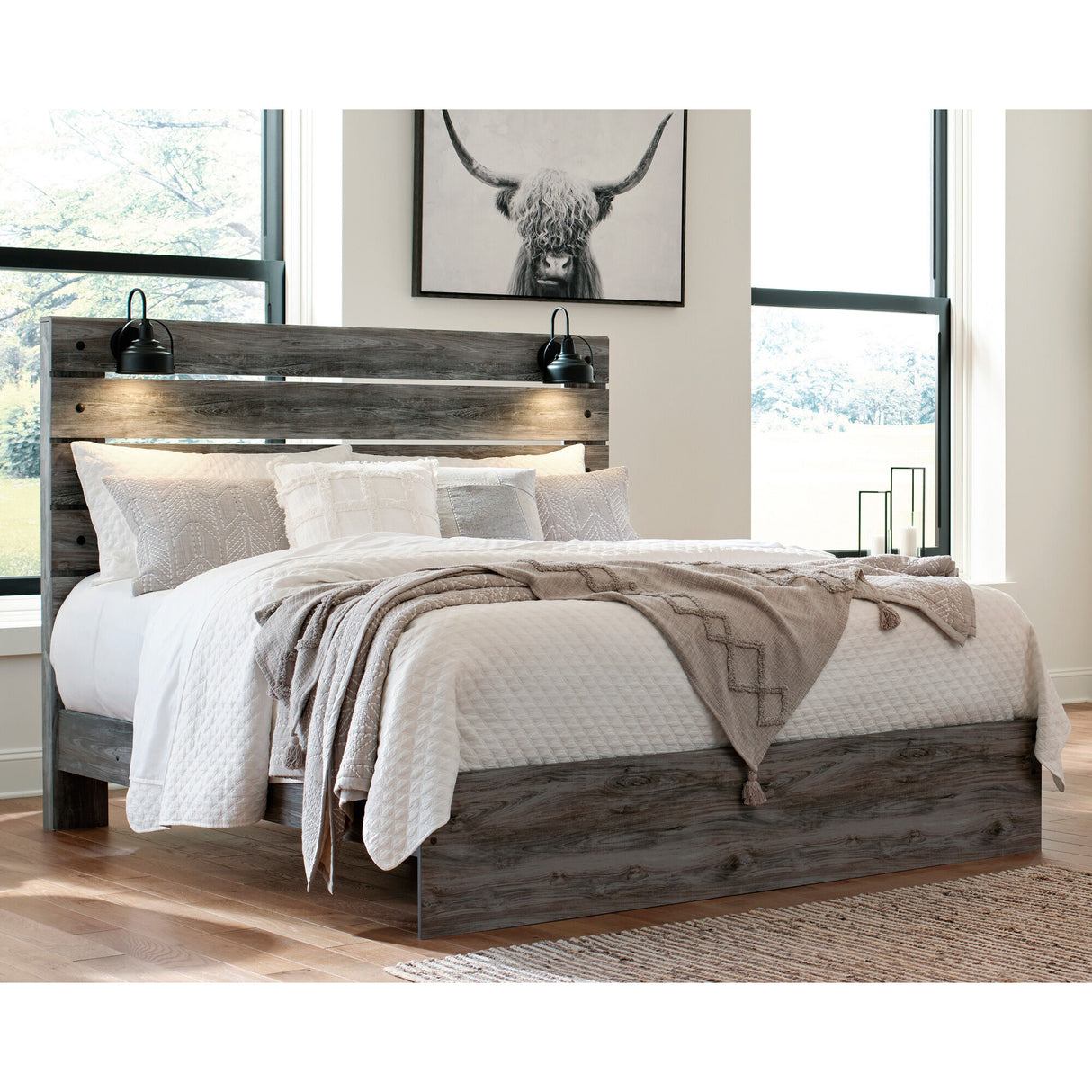 Baystorm Panel Bed with Sconces - QK1084645_ASHL_LF1_RM