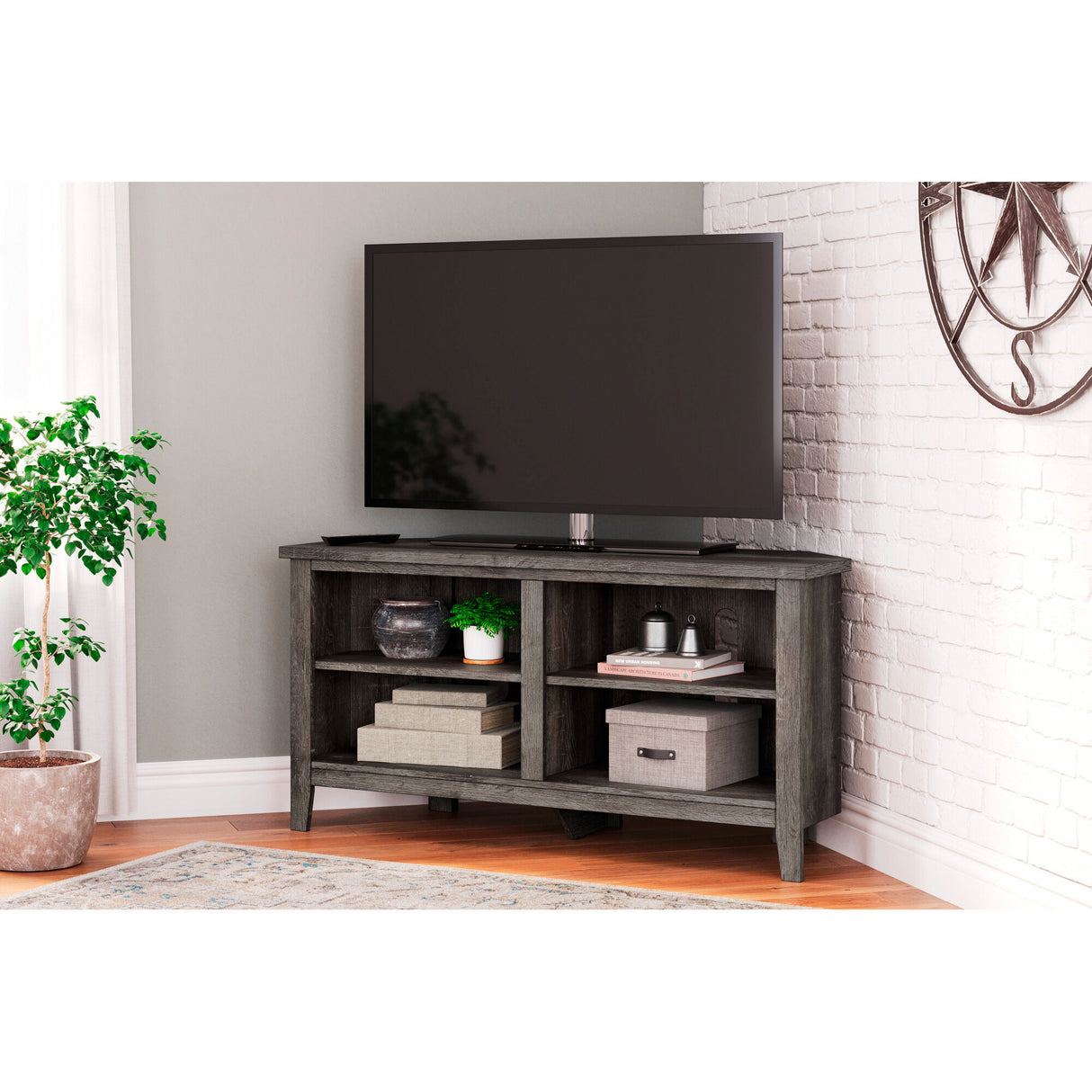 Arlenbry 48 Inch Corner Console - QK1084652_ASHL_LF1_RM