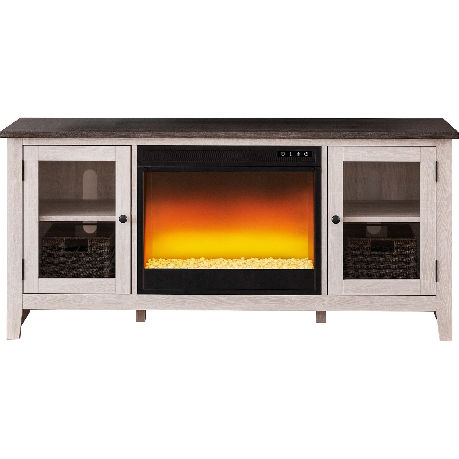 Dorrinson 60 Inch Electric Fireplace Console - QK1084660_ASHL_PRI_OL