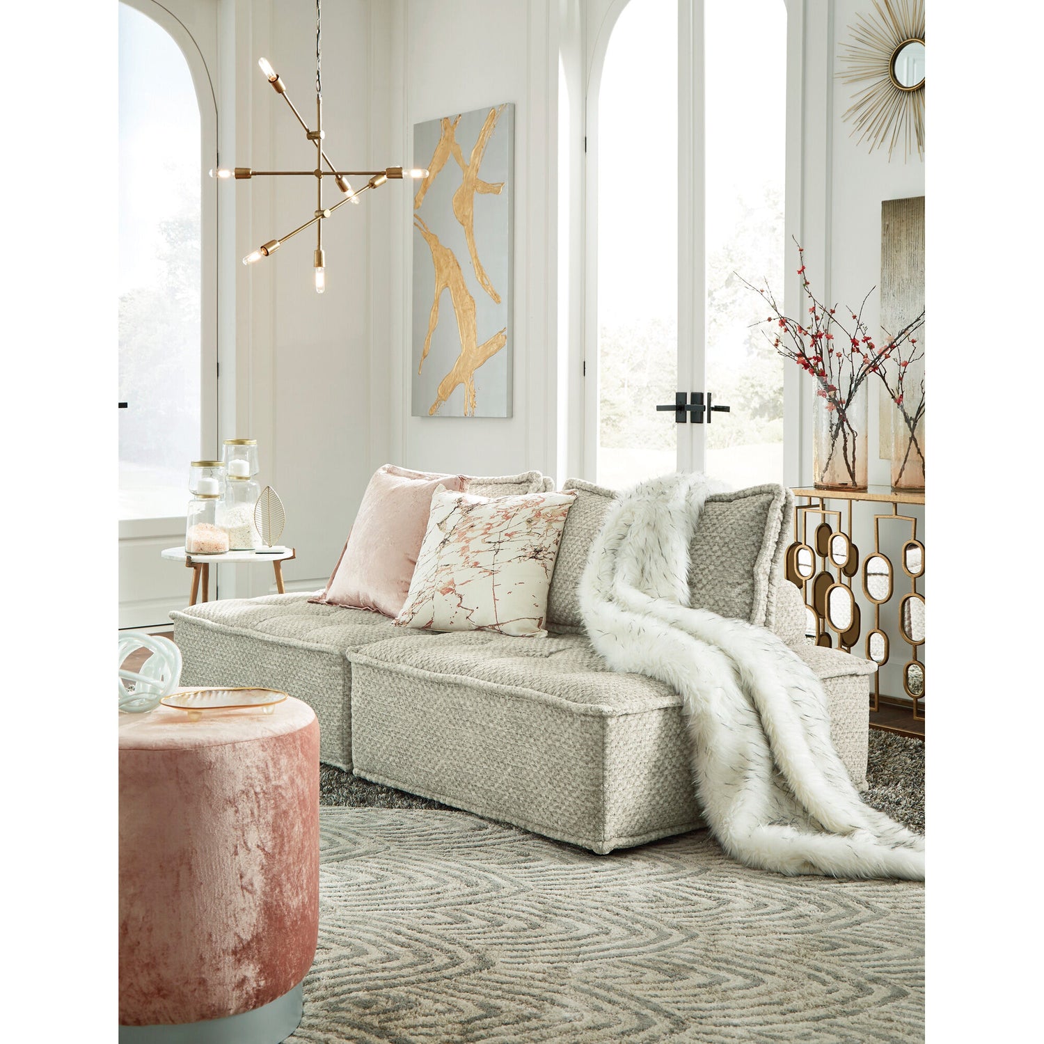 Bales Taupe 2-Piece Modular Seating - QK1085778_ASHL_LF1_RM