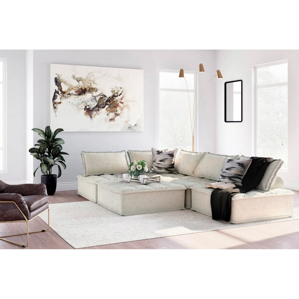 Bales 5-Piece Modular Seating - QK1085781_ASHL_LF1_RM
