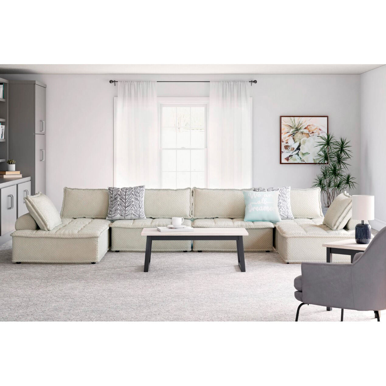 Bales 6-Piece Modular Seating - QK1085782_ASHL_LF1_RM