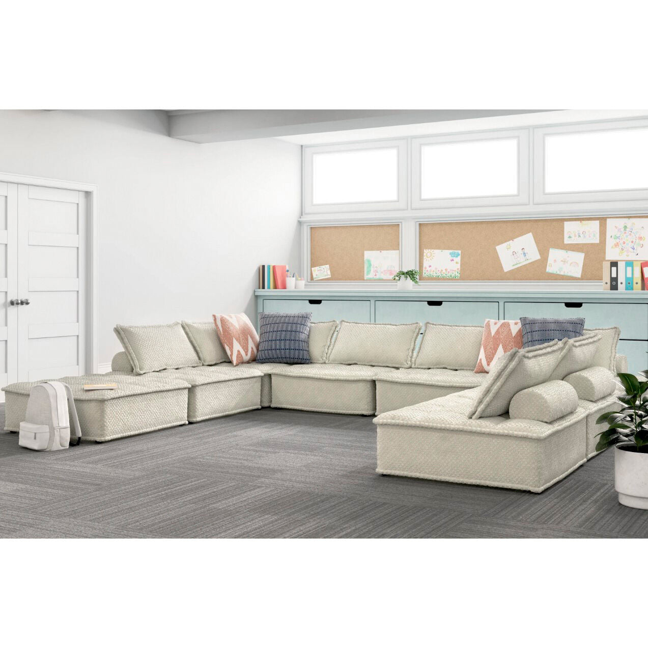 Bales 8-Piece Modular Seating - QK1085784_ASHL_LF1_RM