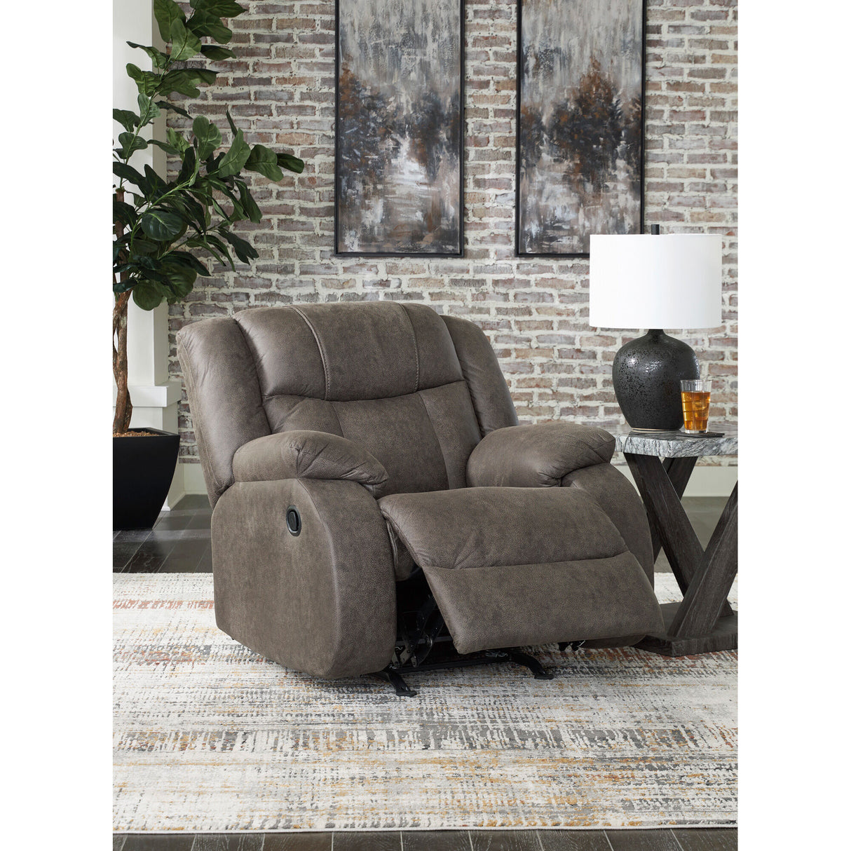First Base Rocker Recliner - QK1086603_ASHL_LF1_RM