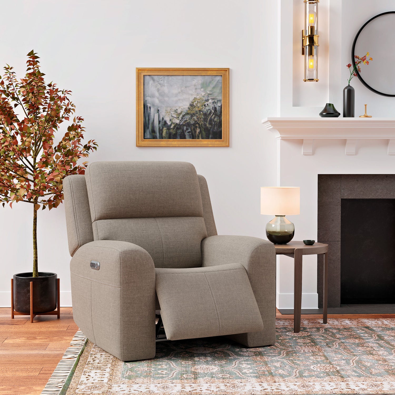 Taylor Power Recliner with Power Headrest - QK1086630_FLXS_LF1_RM