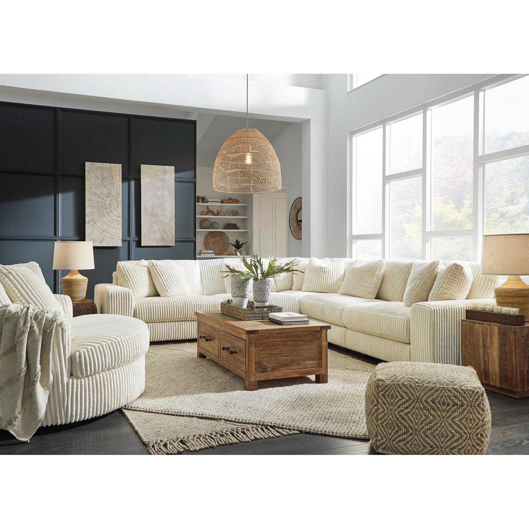 Lindyn 5 Piece Modular Sectional – Slumberland