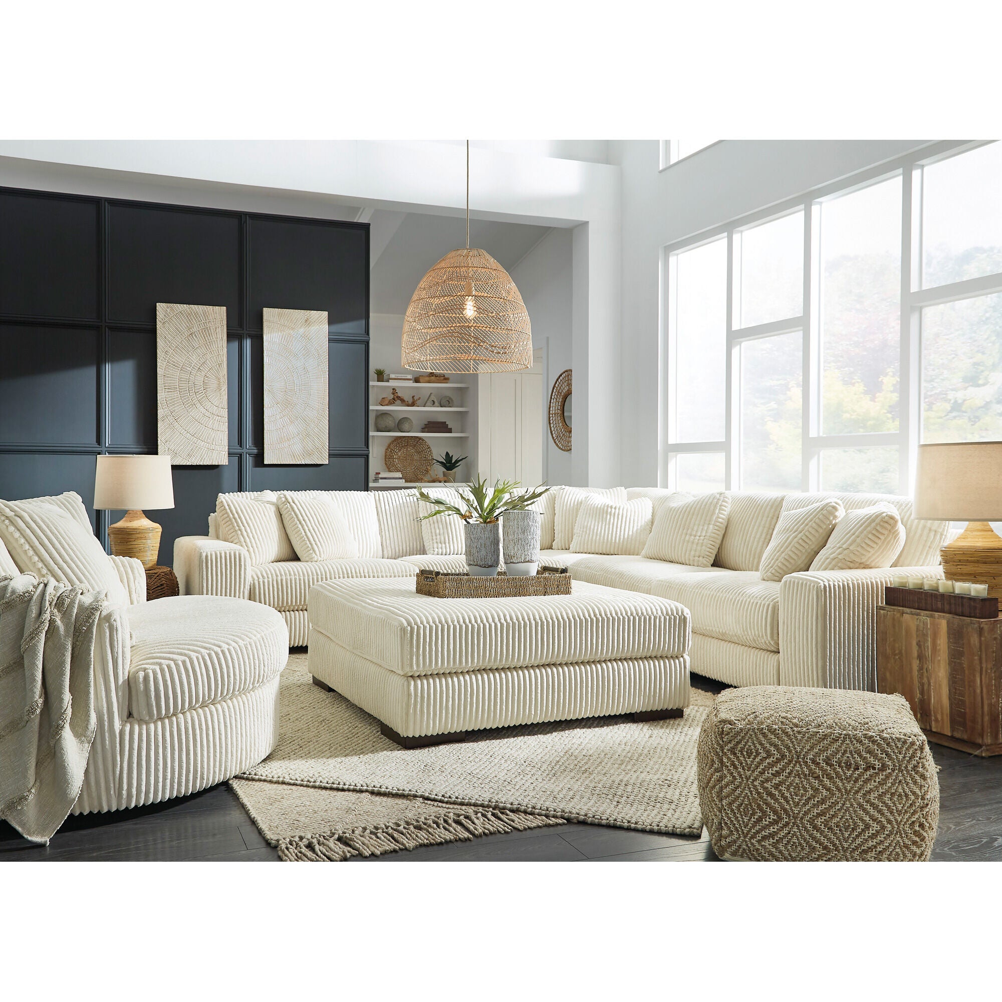 【希少・廃盤】WTW リンコンソファ RINCON 3人掛け ホワイトオーク Lindyn 5 Piece Modular Sectional – Slumberland