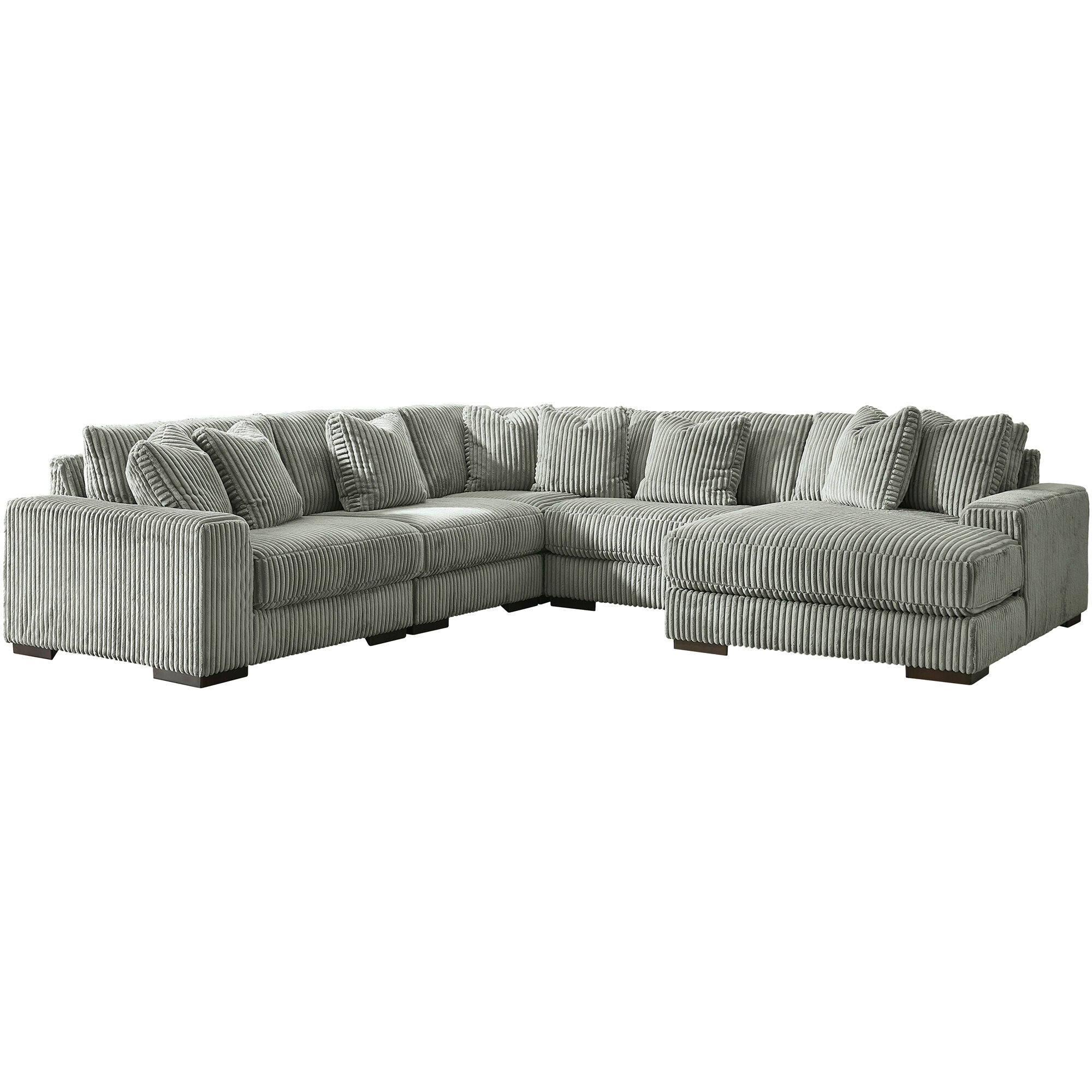 Lindyn 5 Piece Modular Sectional with Right Chaise