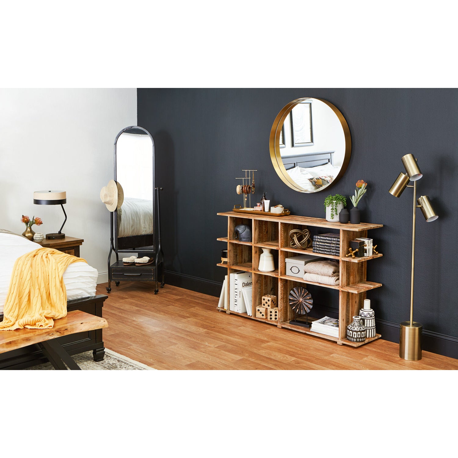 Modern Farmhouse Cheval Mirror - QK989637_STYL_SH_LF2_RM