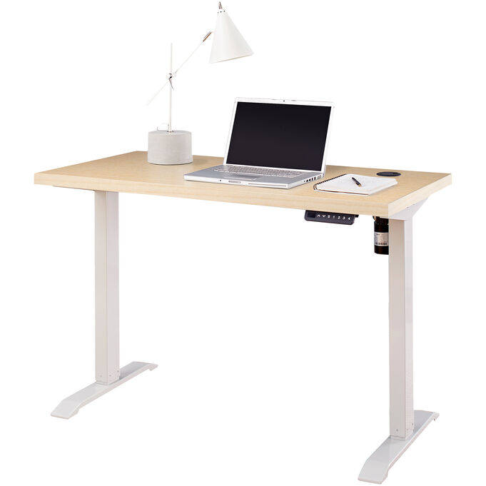 Martin Furniture , Jetsen Natural Adjustable Height Desk
