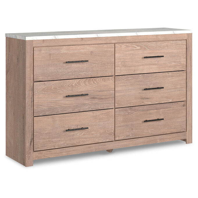 Ashley Furniture | Senniberg Light Brown 6 Drawer Dresser