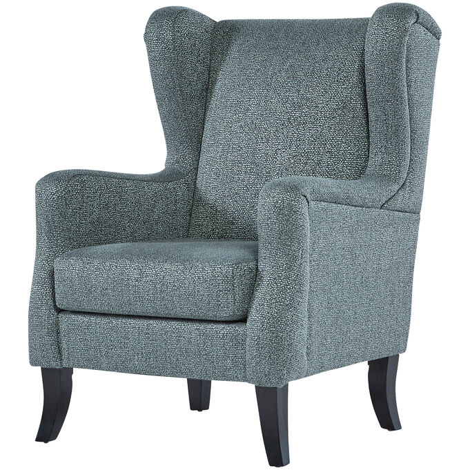 Hughes Furniture Inc. , Burditt Gabon Platinum Wingback Chair