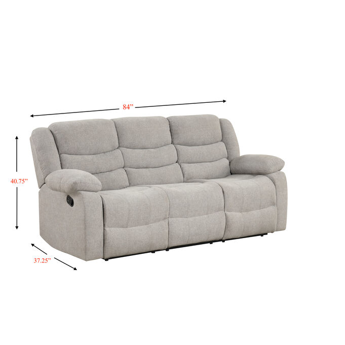 Tamsin Slate Gray Reclining Sofa
