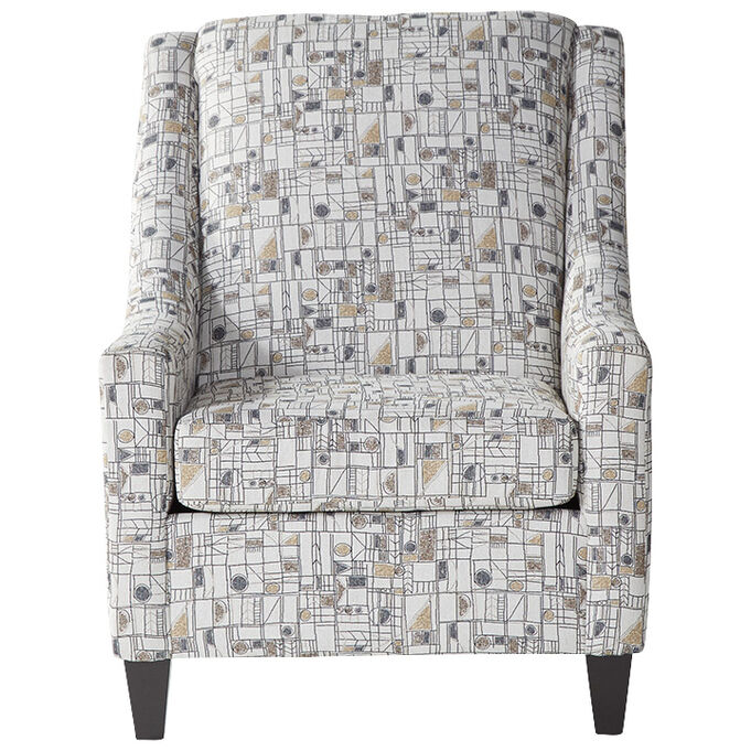 Hughes Furniture , Whitmore Travertine Accent Chair