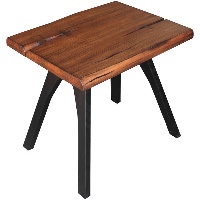 Dana Point Rustic Brown End Table