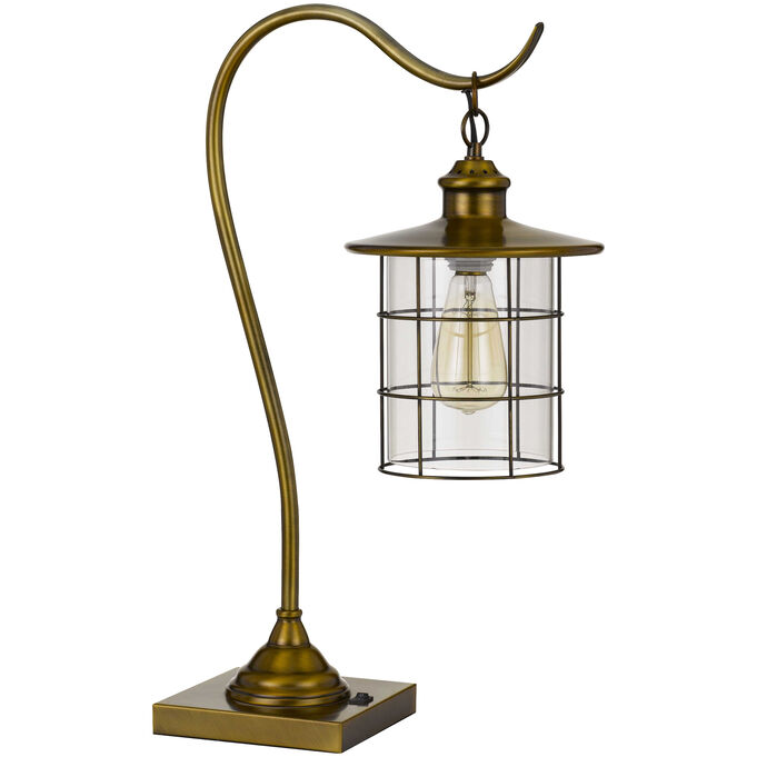 Cal Lighting , Silverton Brass Table Lamp