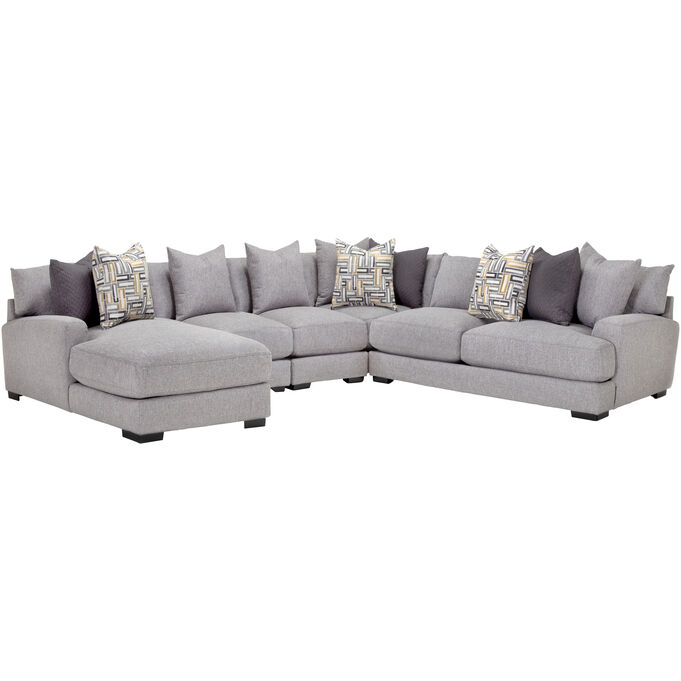 Wake Ash 5 Piece Left Chaise Sectional