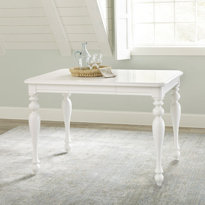 Summer House Oyster White Counter Table