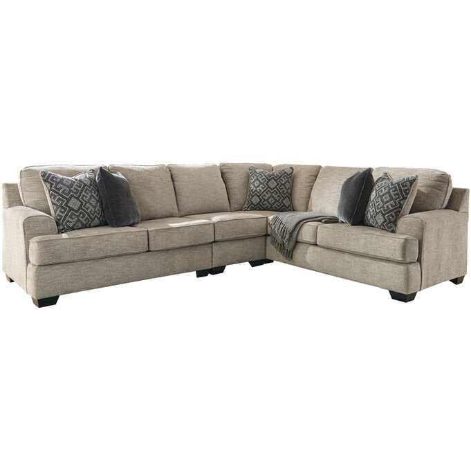 Bovarian Stone 3 Piece Left Sectional