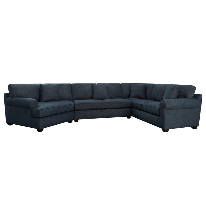 Connections Ocean Roll 3 Piece Left Arm Facing Cuddler Sectional