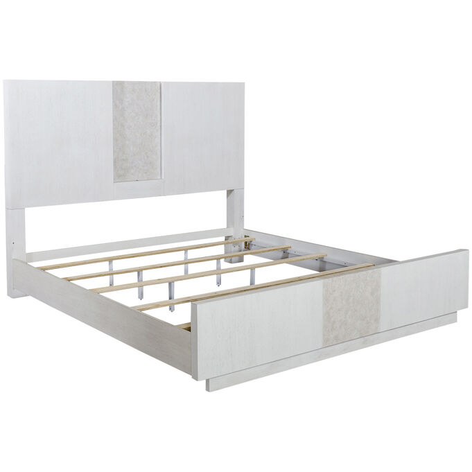 Liberty Furniture | Mirage Off White Queen Panel Bed | Off-White