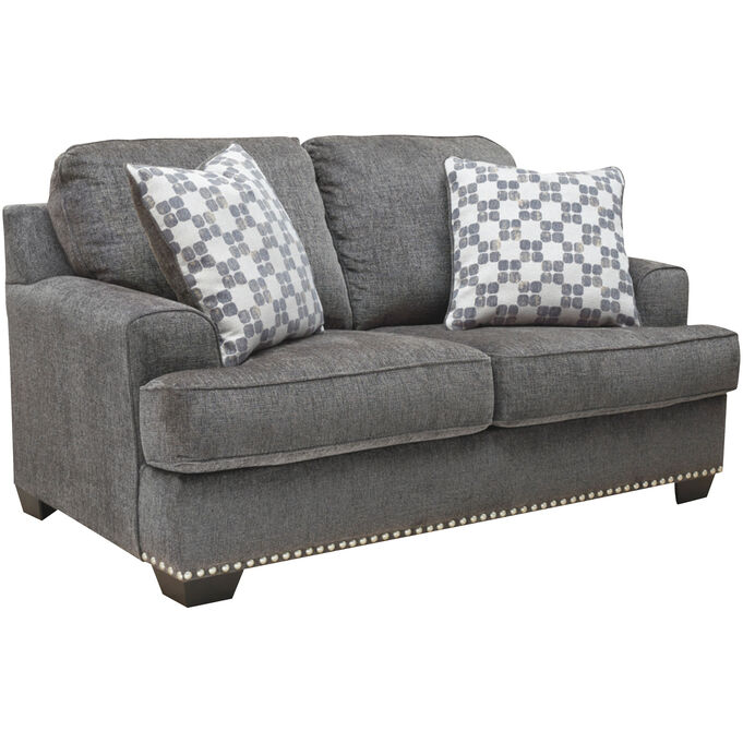 Ashley Furniture | Locklin Carbon Loveseat Sofa